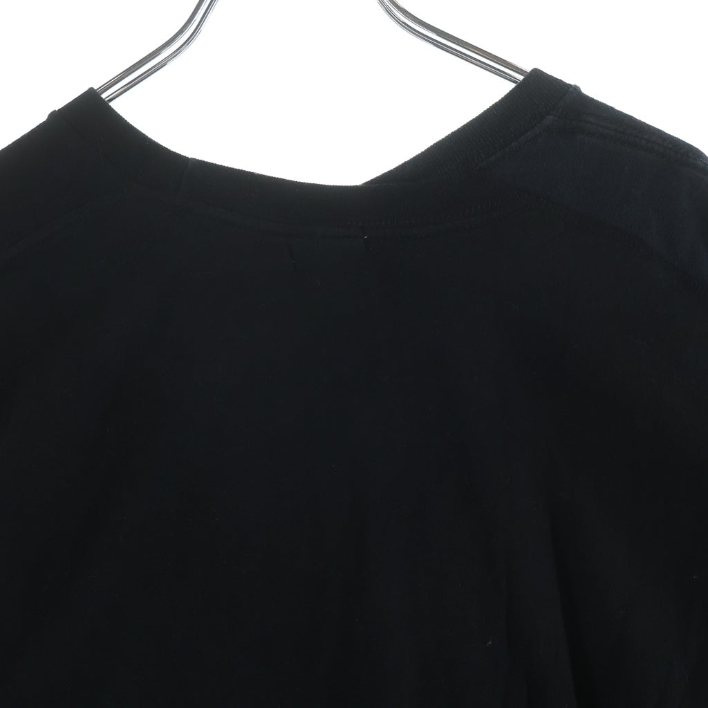 OLD PARK(オールドパーク) CROSS TEE ニルヴァーナ/ガンズアンドローゼス ドッキング 半袖Tシャツ カットソー ブラック
