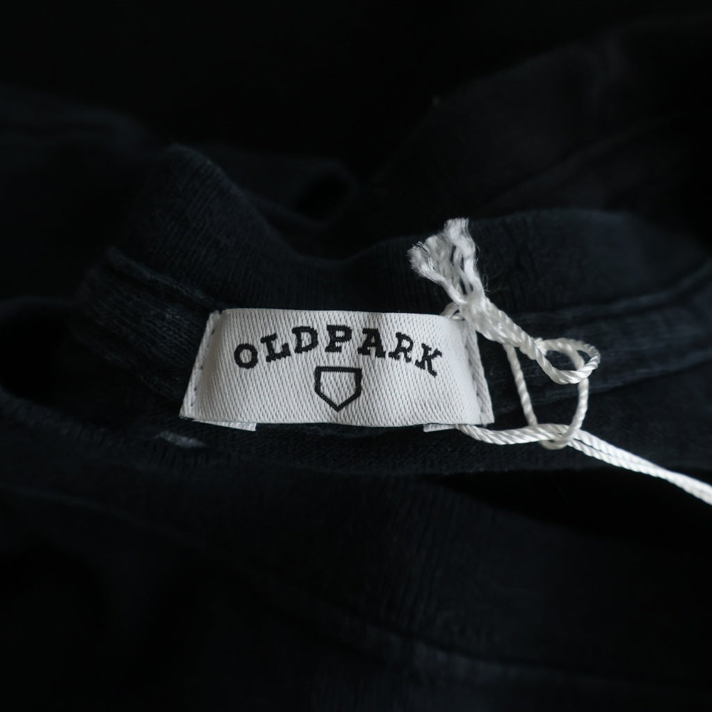 OLD PARK(オールドパーク) CROSS TEE ニルヴァーナ/ガンズアンドローゼス ドッキング 半袖Tシャツ カットソー ブラック