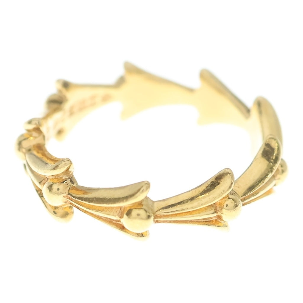 CHROME HEARTS(クロムハーツ) 22K CROSS TAIL クロステイルリング ゴールド