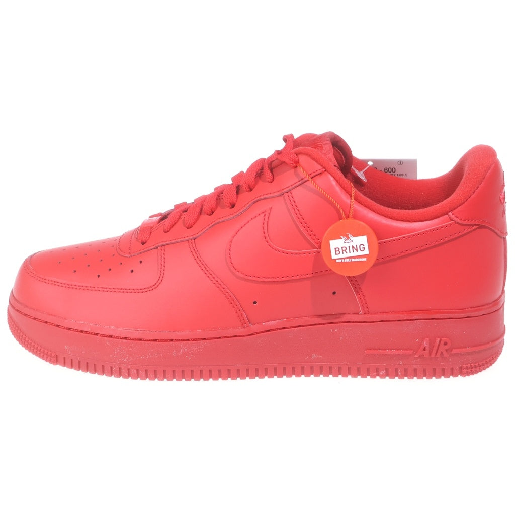 NIKE(ナイキ) AIR FORCE 1 LOW 07 LV8 1 UNIVERSITY RED CW6999-600 エアフォース1 ローカットスニーカー レッド US10.5/28.5cm