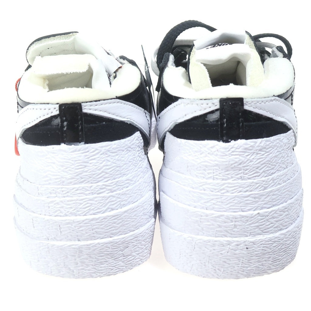 NIKE(ナイキ) ×sacai BLAZER LOW BLACK PATENT LEATHERDM6443-001 サカイ ブレザー ブラックパテント ローカットスニーカー ブラック/ホワイト US11/29cm