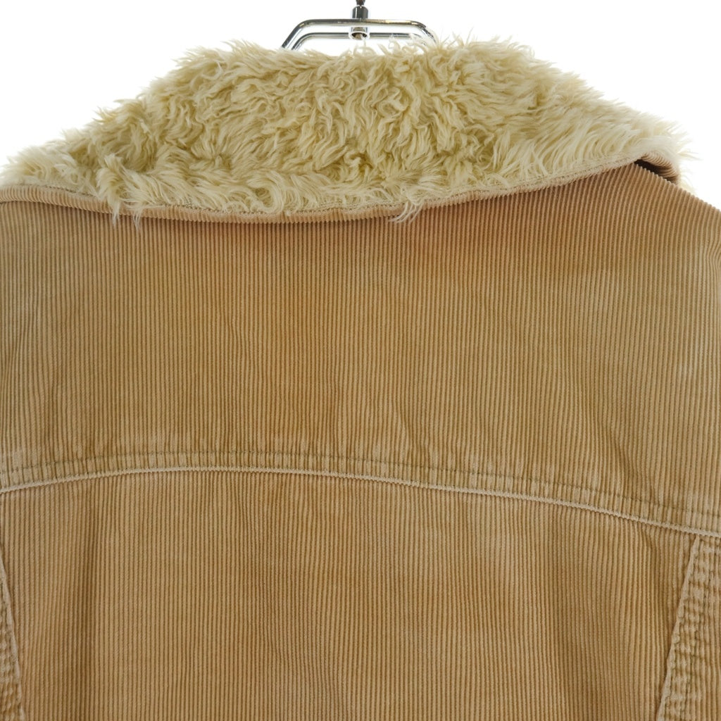 N.HOOLYWOOD(エヌハリウッド) ×WRANGLER WRANGE COAT ラングラー ランチコート 裏地ファー コーヂュロイジャケット ベージュ 91606