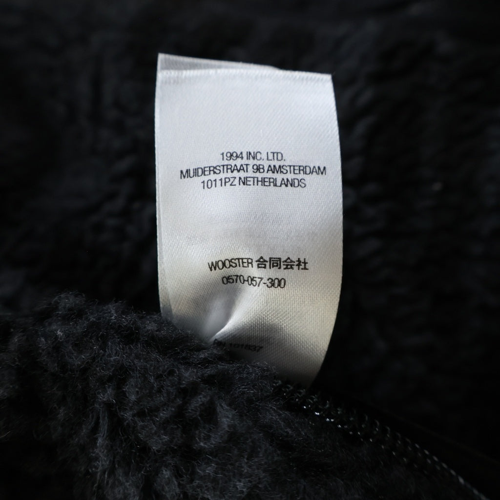 SUPREME(シュプリーム) 22AW Geo Reversible WINDSTOPPER Fleece Jacket ウィンドストッパー リーバーシブル フリースジャケット ブラック/グレー