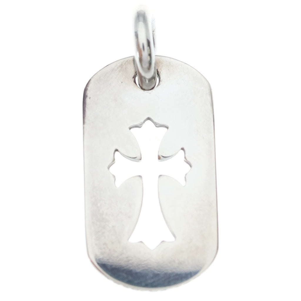 CHROME HEARTS(クロムハーツ) D TAG SML CO CRS カットアウトクロスドッグタグ スモール ペンダントトップ シルバー BCA242