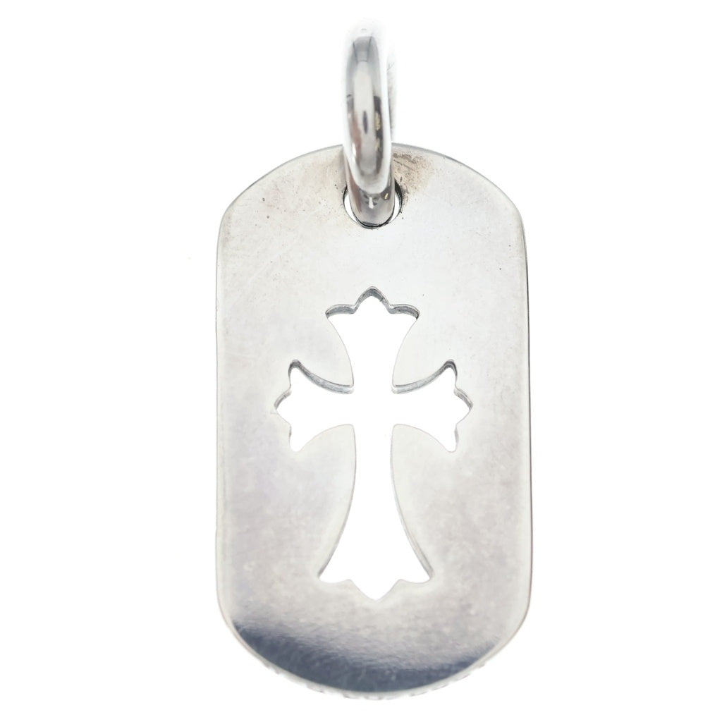 CHROME HEARTS(クロムハーツ) D TAG SML CO CRS カットアウトクロスドッグタグ スモール ペンダントトップ シルバー BCA242