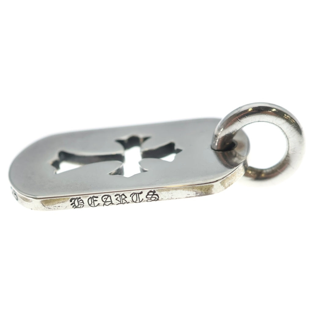 CHROME HEARTS(クロムハーツ) D TAG SML CO CRS カットアウトクロスドッグタグ スモール ペンダントトップ シルバー BCA242