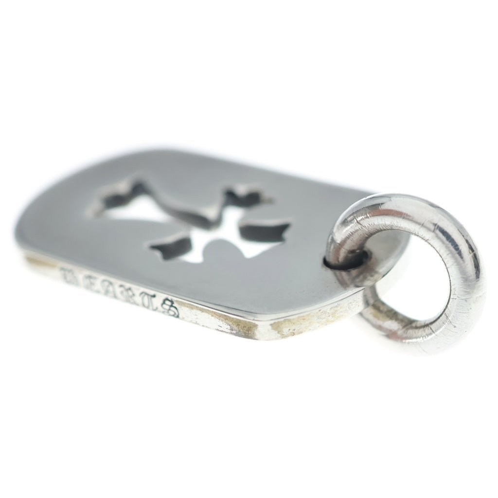 CHROME HEARTS(クロムハーツ) D TAG SML CO CRS カットアウトクロスドッグタグ スモール ペンダントトップ シルバー BCA242