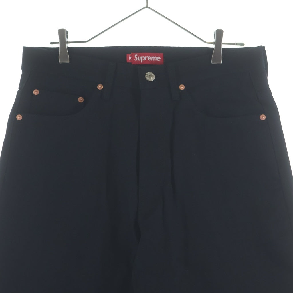 SUPREME(シュプリーム) 24SS Baggy Jean バギージーン ワイドデニムパンツ ブラック