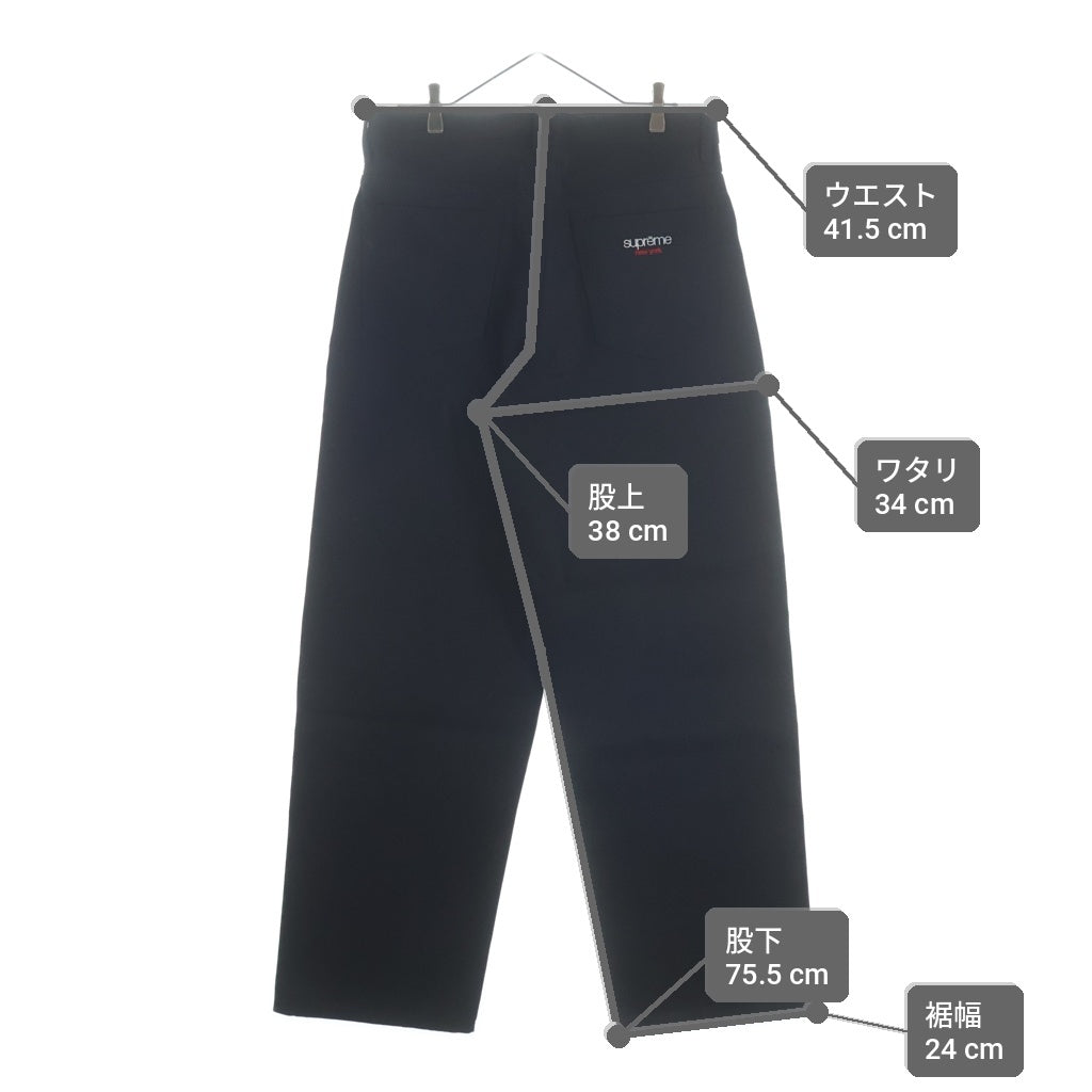 SUPREME(シュプリーム) 24SS Baggy Jean バギージーン ワイドデニムパンツ ブラック