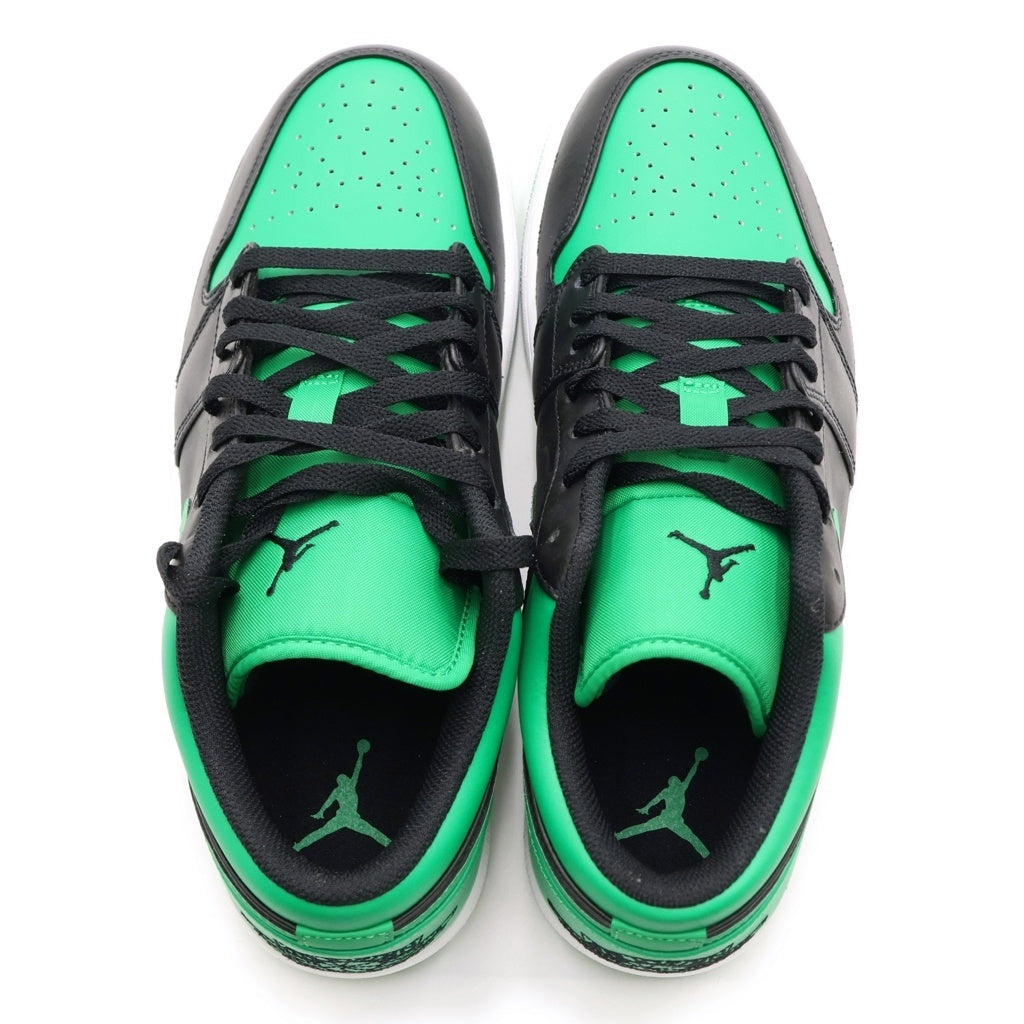 NIKE(ナイキ) AIR JORDAN 1 LOW LUCKY GREEN 553558-065 エアジョーダン1 ラッキーグリーン ローカットスニーカー ブラック/グローン US9.5/27.5cm