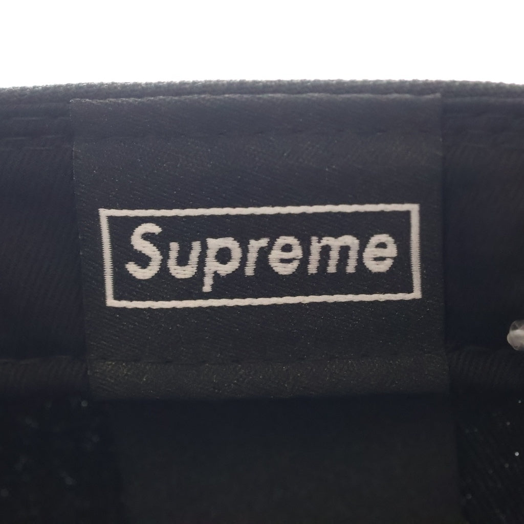 SUPREME(シュプリーム) 25AW ×NEW ERA Box Logo Cap ニューエラ ブレストキャンサーアウェアネス ボックスロゴ ベースボールキャップ 帽子 ブラック