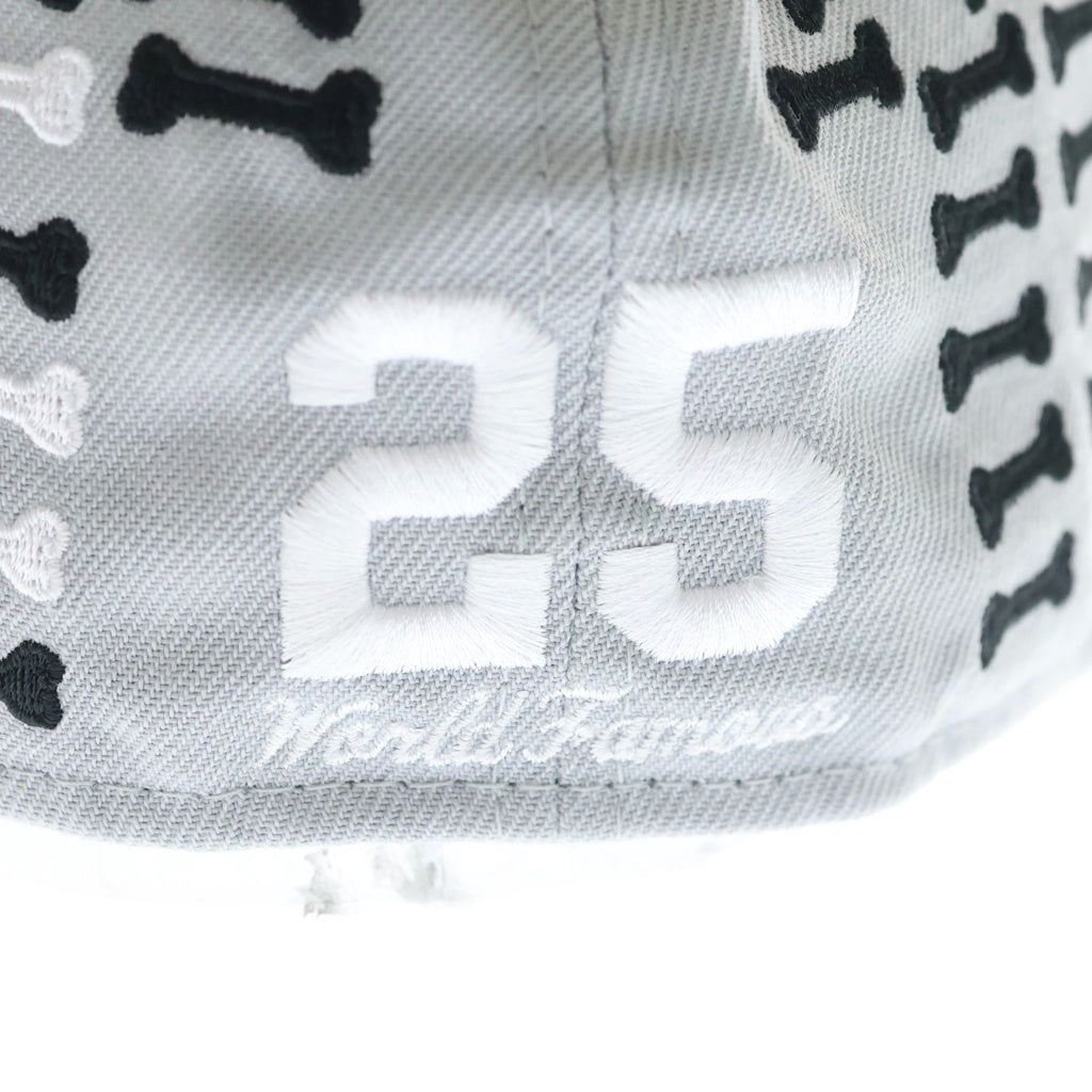 SUPREME(シュプリーム) 25AW ×NEW ERA Bones Box Logo ニューエラ ボーンズ ボックスロゴ ベースボールキャップ 帽子 ベージュ