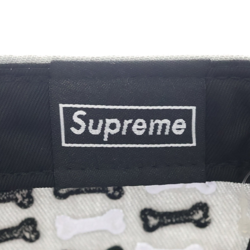 SUPREME(シュプリーム) 25AW ×NEW ERA Bones Box Logo ニューエラ ボーンズ ボックスロゴ ベースボールキャップ 帽子 ベージュ