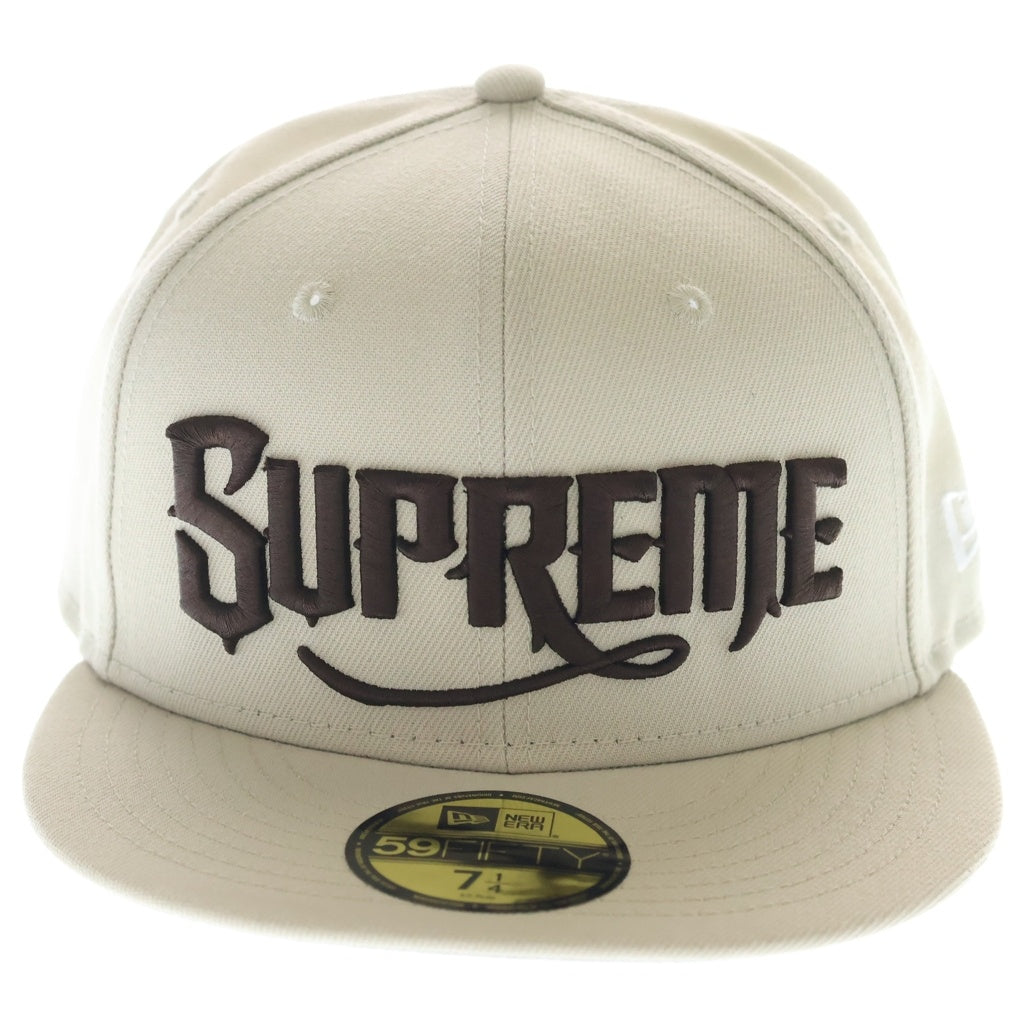 SUPREME(シュプリーム) 24AW ×NEW ERA Mister Cartoon Cap ニューエラ ミスターカートゥーン ベースボールキャップ 帽子 ベージュ