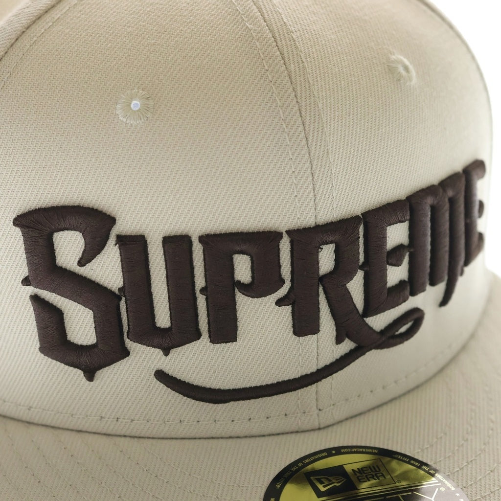 SUPREME(シュプリーム) 24AW ×NEW ERA Mister Cartoon Cap ニューエラ ミスターカートゥーン ベースボールキャップ 帽子 ベージュ