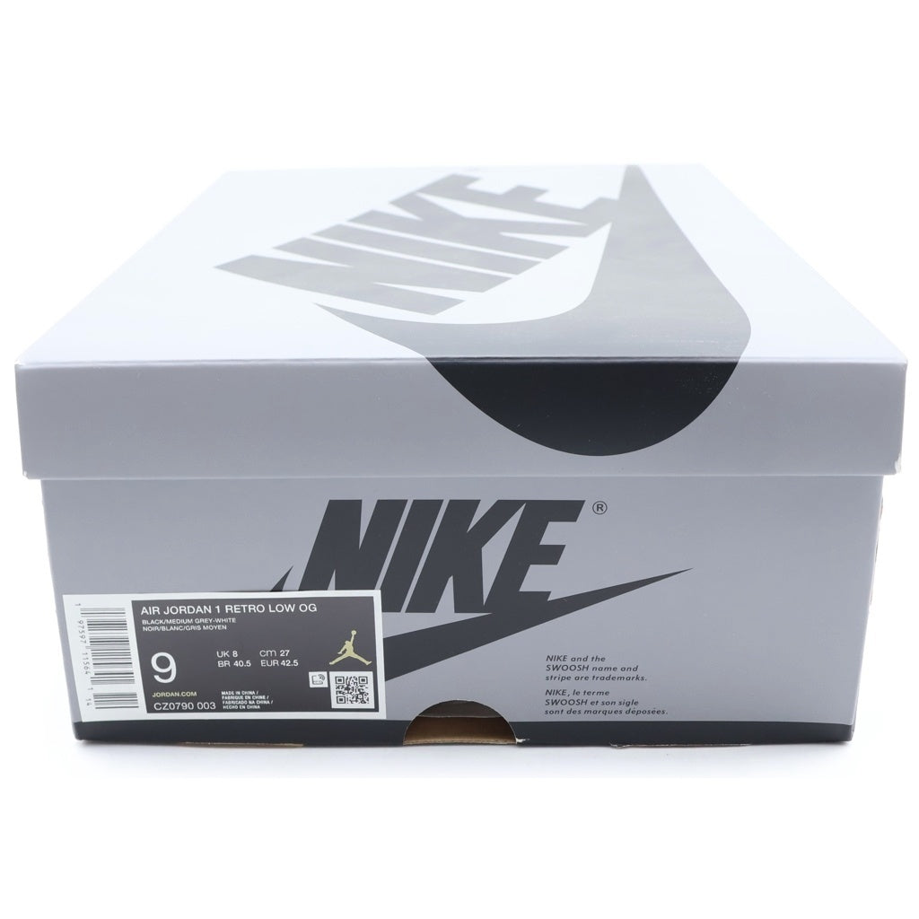 NIKE(ナイキ) AIR JORDAN 1 RETRO LOW OG SHADOW CZ0790-003 エアジョーダン1 シャドウ ローカットスニーカー ブラック/グレー US9/27cm