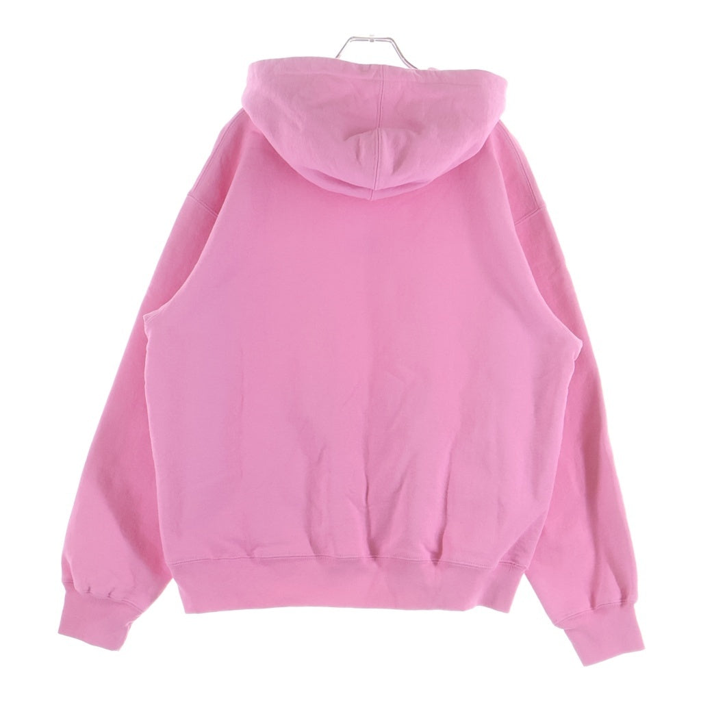 SUPREME(シュプリーム) 24AW Micro Logo Hooded Sweatshirt マイクロロゴ スウェットプルオーバーパーカー ピンク