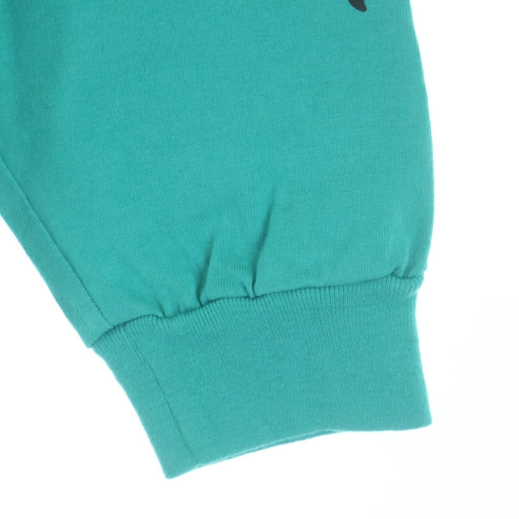WACKO MARIA(ワコマリア) 25AW WASHED HEAVY WEIGHT LONG SLEEVE T-SHIRT 刺繍ロゴ/袖プリントロゴ 長袖Tシャツ カットソー ブラック グリーン