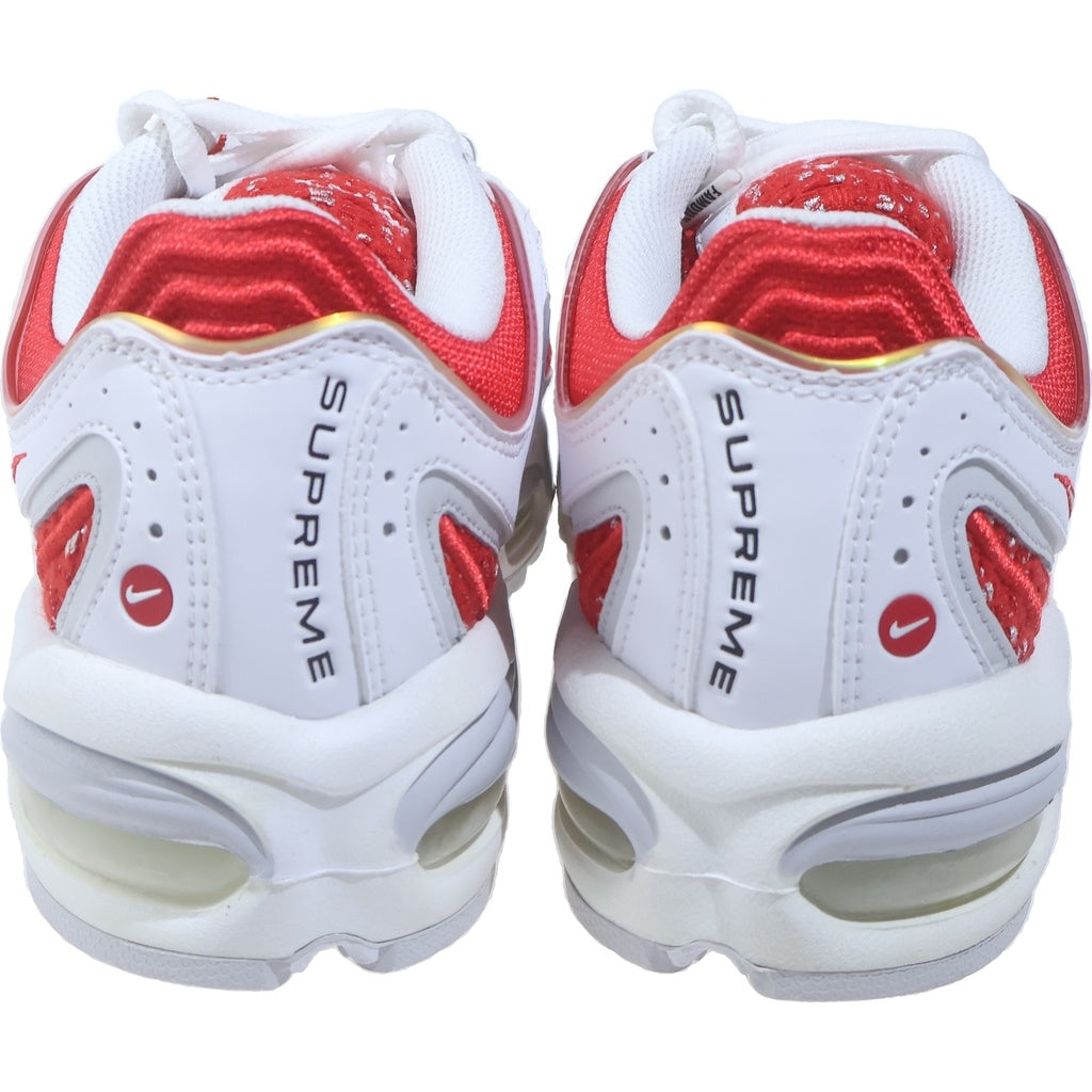 SUPREME(シュプリーム) 19SS ×NIKE AIR MAX TAILWIND 4 AT3854-100 ナイキ エアマックステイルウィンド4 ローカットスニーカー ホワイト/レッド US9/27cm