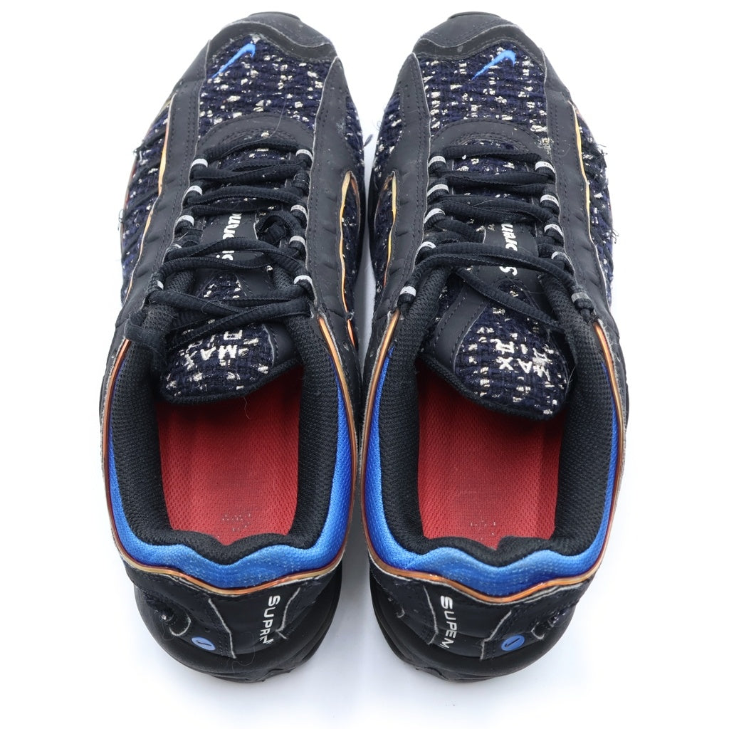 SUPREME(シュプリーム) 19SS ×NIKE AIR MAX TAILWIND 4 AT3854-001 ナイキ エアマックステイルウィンド4 ローカットスニーカー ブラック US9/27cm