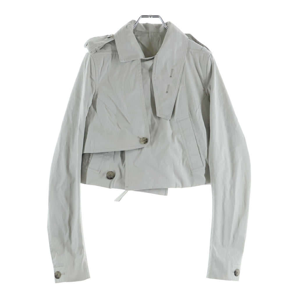 Rick Owens(リックオウエンス) 19SS ショートトレンチコート ベージュ レディース RP19S6720