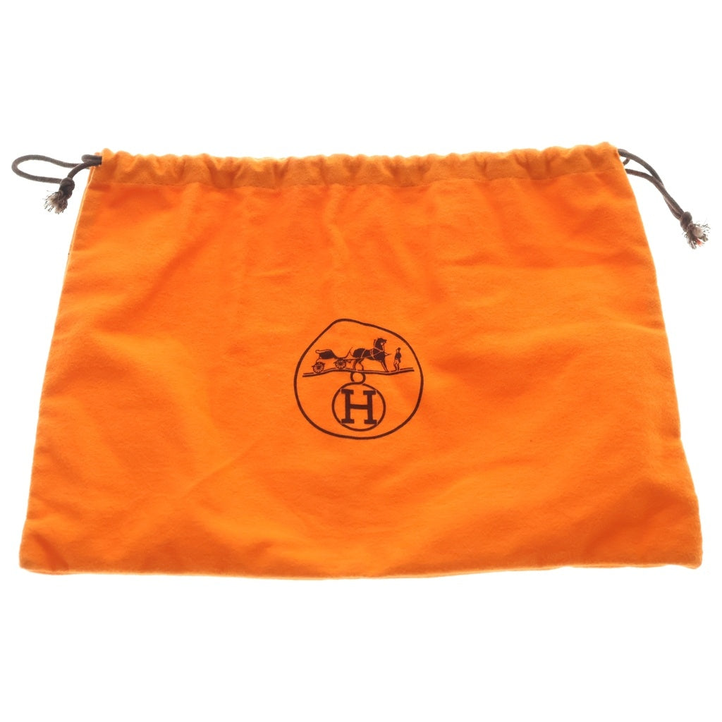 HERMES(エルメス) ネオバン PM フラットポーチ エンボスロゴ ハンドバッグ オレンジ レディース