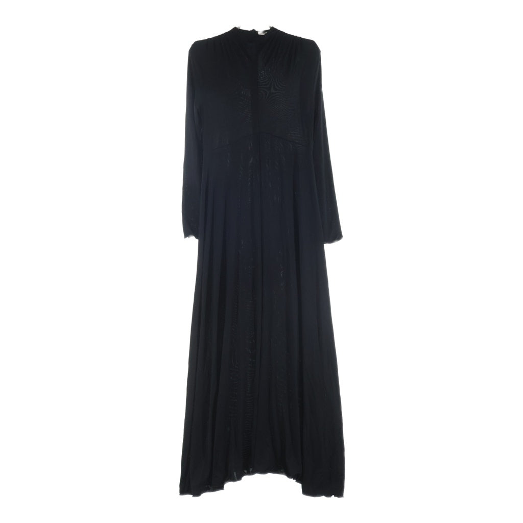 JIL SANDER(ジルサンダー) 23AW JERSEY MAXI DRESS レーヨン混合 長袖ロングドレス レディース ブラック J01CT0147 J20048