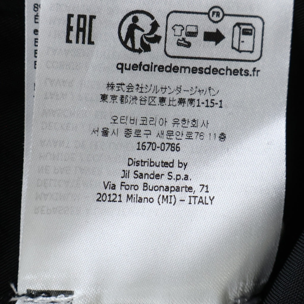 JIL SANDER(ジルサンダー) 23AW JERSEY MAXI DRESS レーヨン混合 長袖ロングドレス レディース ブラック J01CT0147 J20048