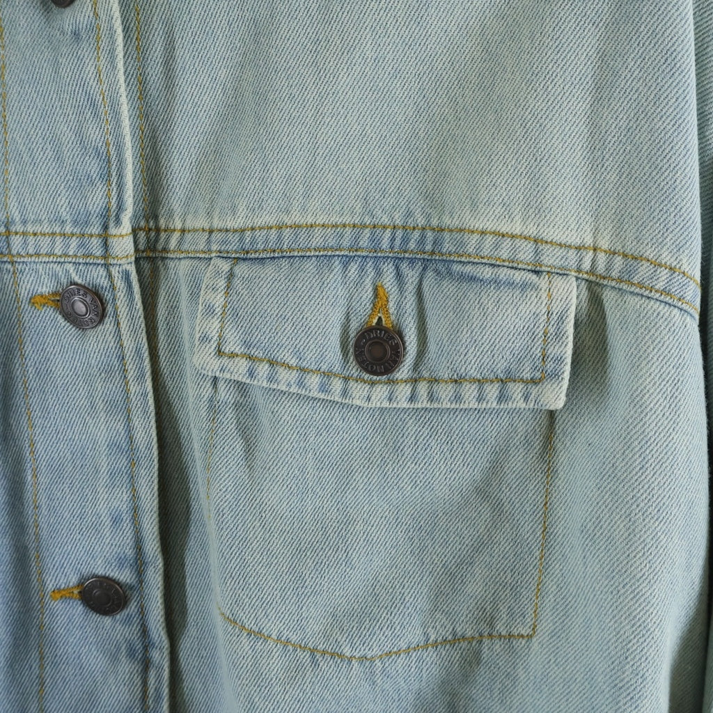DRIES VAN NOTEN(ドリスヴァンノッテン) VVESTO ICE BLUE DENIM JACKET クロップド丈 デニムジャケット レディース ライトインディゴ
