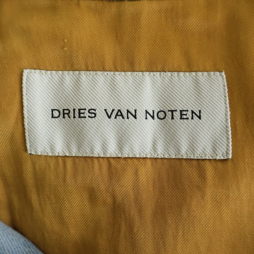 DRIES VAN NOTEN(ドリスヴァンノッテン) VVESTO ICE BLUE DENIM JACKET クロップド丈 デニムジャケット レディース ライトインディゴ