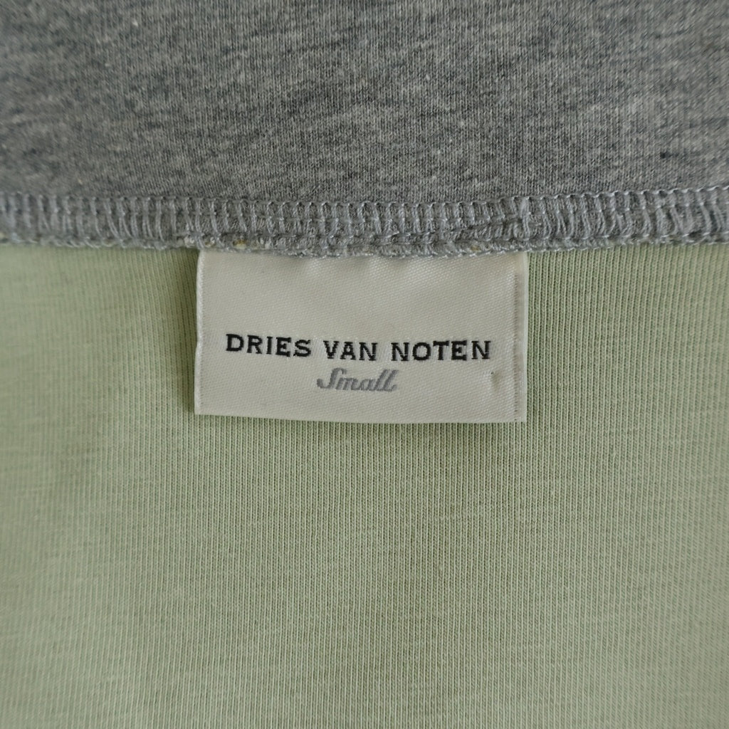 DRIES VAN NOTEN(ドリスヴァンノッテン) HUMY 9622 W.K.SWEATER ラウンドジップ ボンディングスウェットシャツ レディース グレー