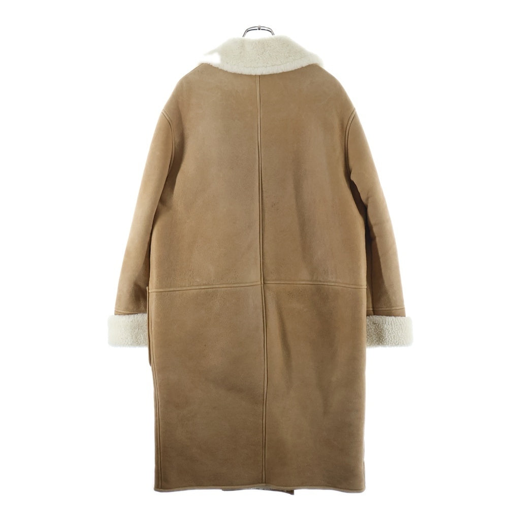 LOEWE(ロエベ) シープスキン 裏地ボア ムートンコート レディース ベージュ S359336XAT