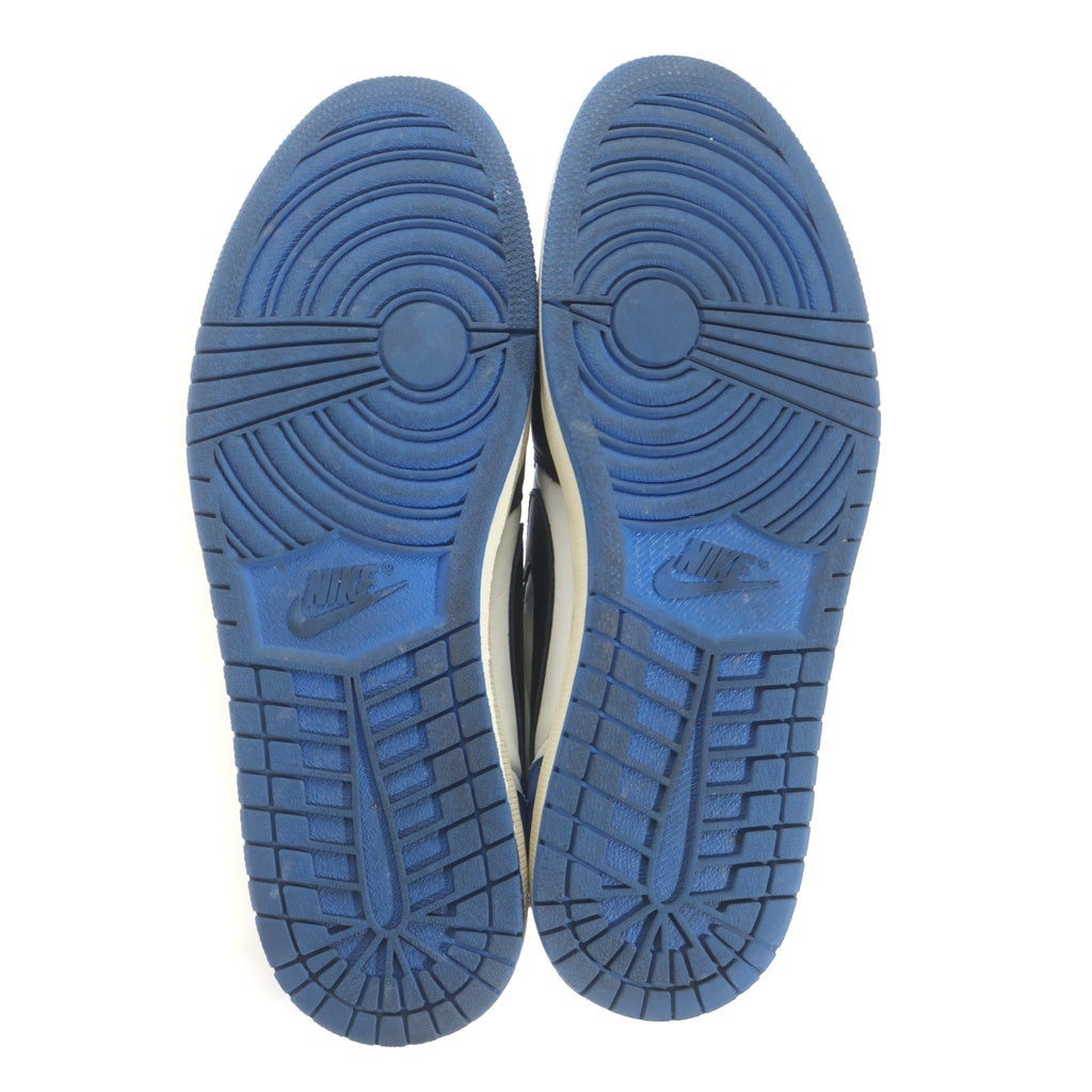 NIKE(ナイキ) ×TRAVIS SCOTT ×FRAGMENT DESIGN AIR JORDAN 1 LOW OG SP DM7866-140 トラヴィススコット フラグメント エアジョーダン1 ローカットスニーカー ブラック/ホワイト/ブルー US13/31cm