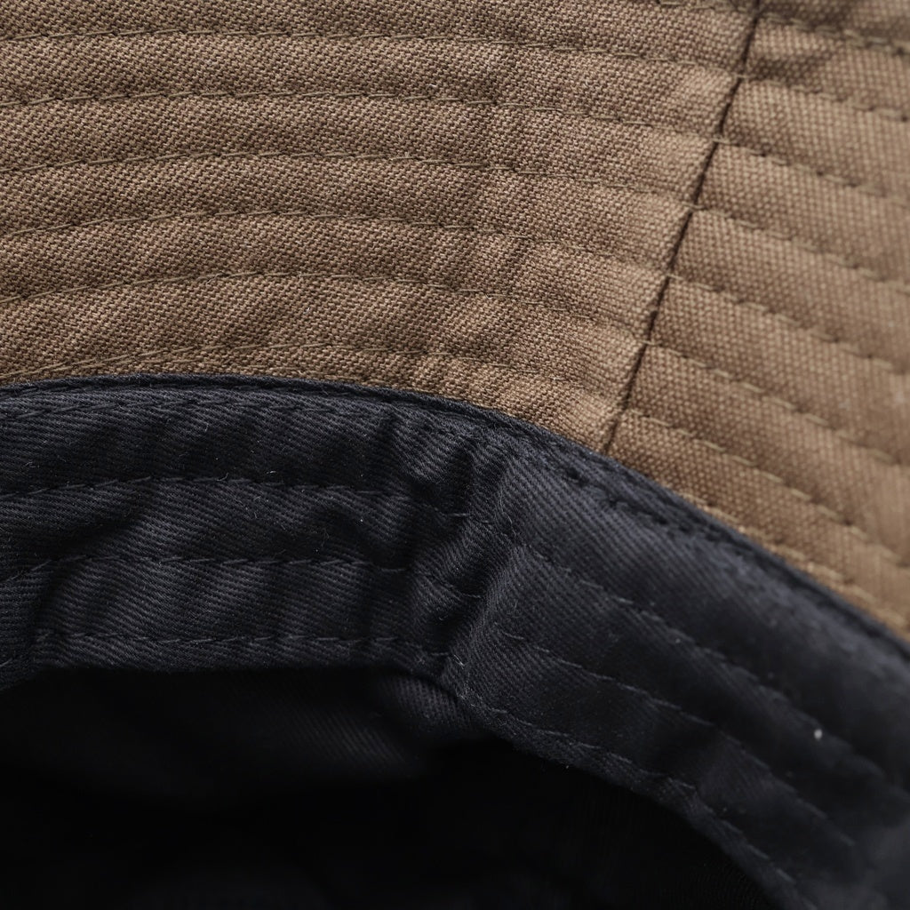 STONE ISLAND(ストーンアイランド) BUCKET HAT 刺繍ロゴ バケットハット 帽子 ブラウン 811598161