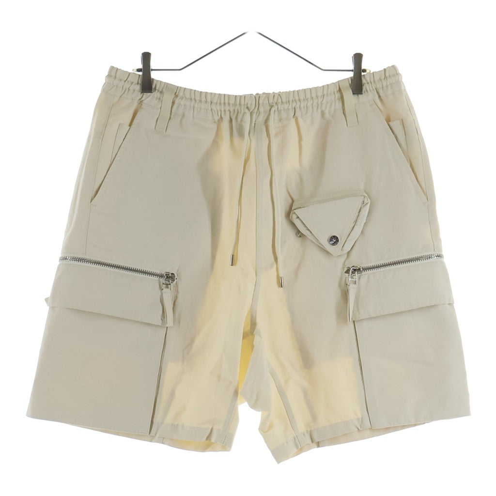 MLVINCE(メルヴィンス) 25SS NYLON CARGO SHORTS ナイロンカーゴショーツ ハーフパンツ クリーム