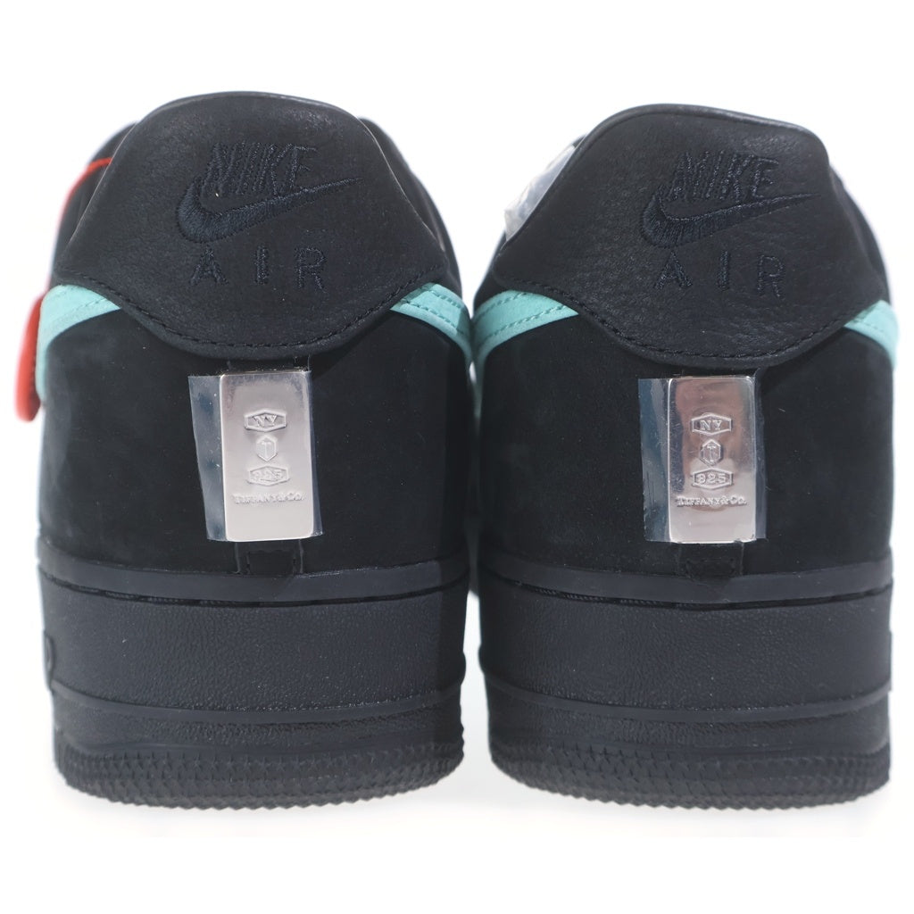 NIKE(ナイキ) ×TIFFANY&CO AIR FORCE 1 LOW 1837 DZ1382-001 ティファニー エアフォース1 ローカットスニーカー ブラック/ティファニーブルー US12/30cm