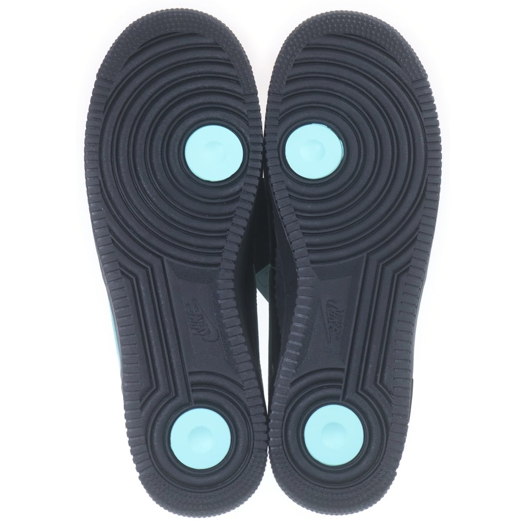 NIKE(ナイキ) ×TIFFANY&CO AIR FORCE 1 LOW 1837 DZ1382-001 ティファニー エアフォース1 ローカットスニーカー ブラック/ティファニーブルー US12/30cm