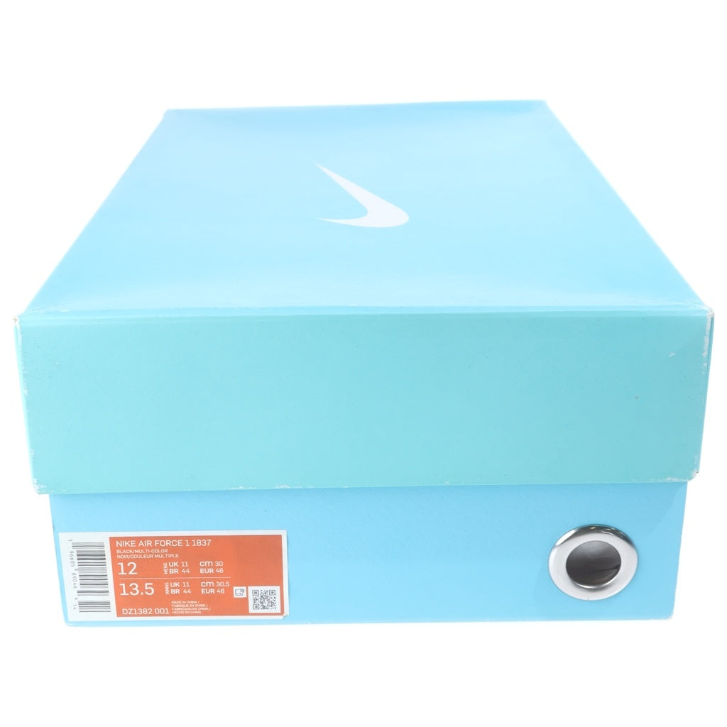 NIKE(ナイキ) ×TIFFANY&CO AIR FORCE 1 LOW 1837 DZ1382-001 ティファニー エアフォース1 ローカットスニーカー ブラック/ティファニーブルー US12/30cm