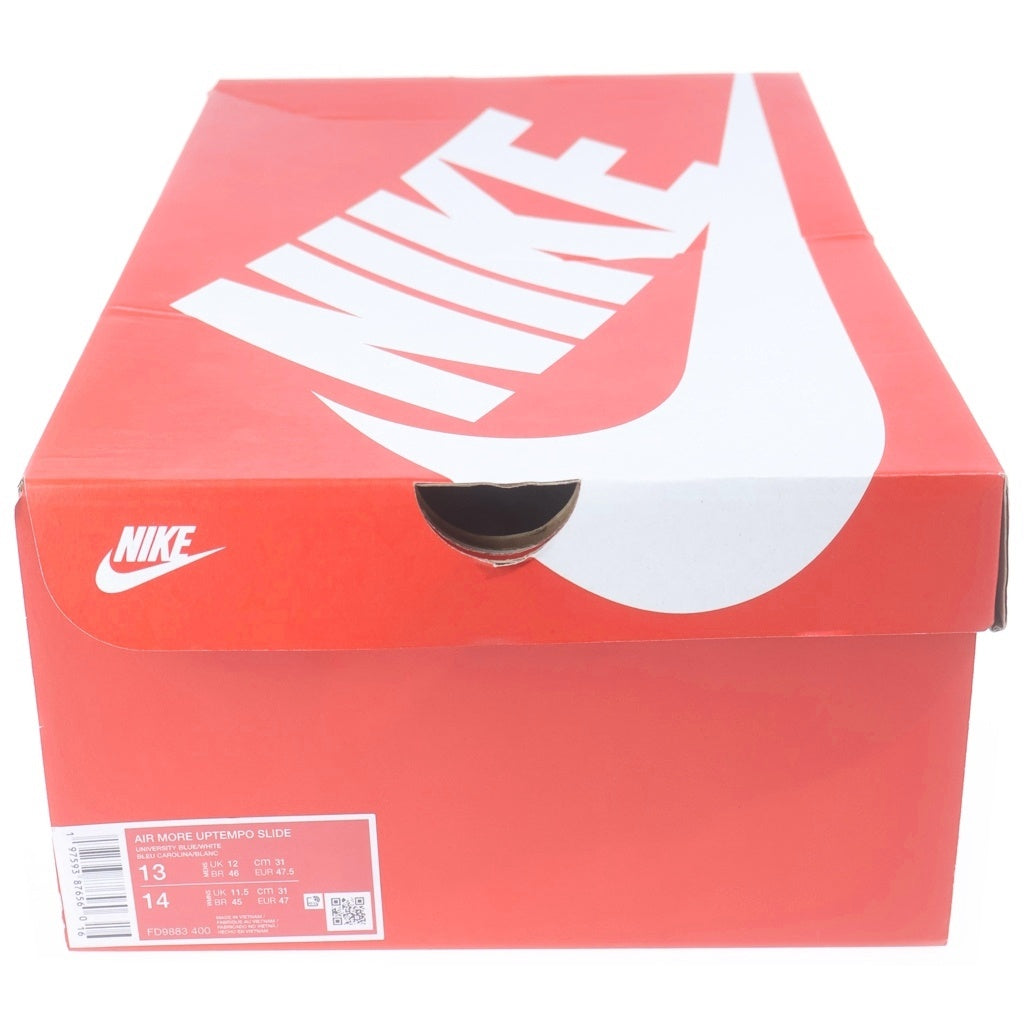 NIKE(ナイキ) AIR MORE UPTEMPO SLIDE UNIVERSITY BLUE エアモアアップテンポ スライド サンダル シューズ ライトブルー/ホワイト US13/31cm