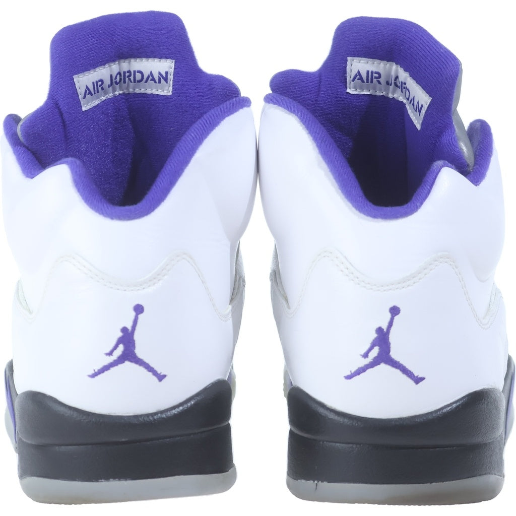 NIKE(ナイキ) AIR JORDAN 5 RETRO DARK CONCORD DD0587-141 エアジョーダン5 レトロ ダークコンコルド ハイカットスニーカー ホワイト/パープル US12/30cm