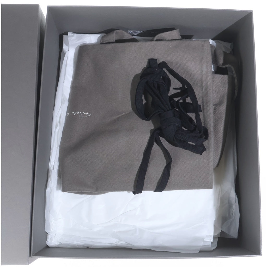 Rick Owens(リックオウエンス) MEGA GEOBASKETS メガ ジオバスケット レザー ハイカットスニーカー ブラック/ホワイト RR02D6855