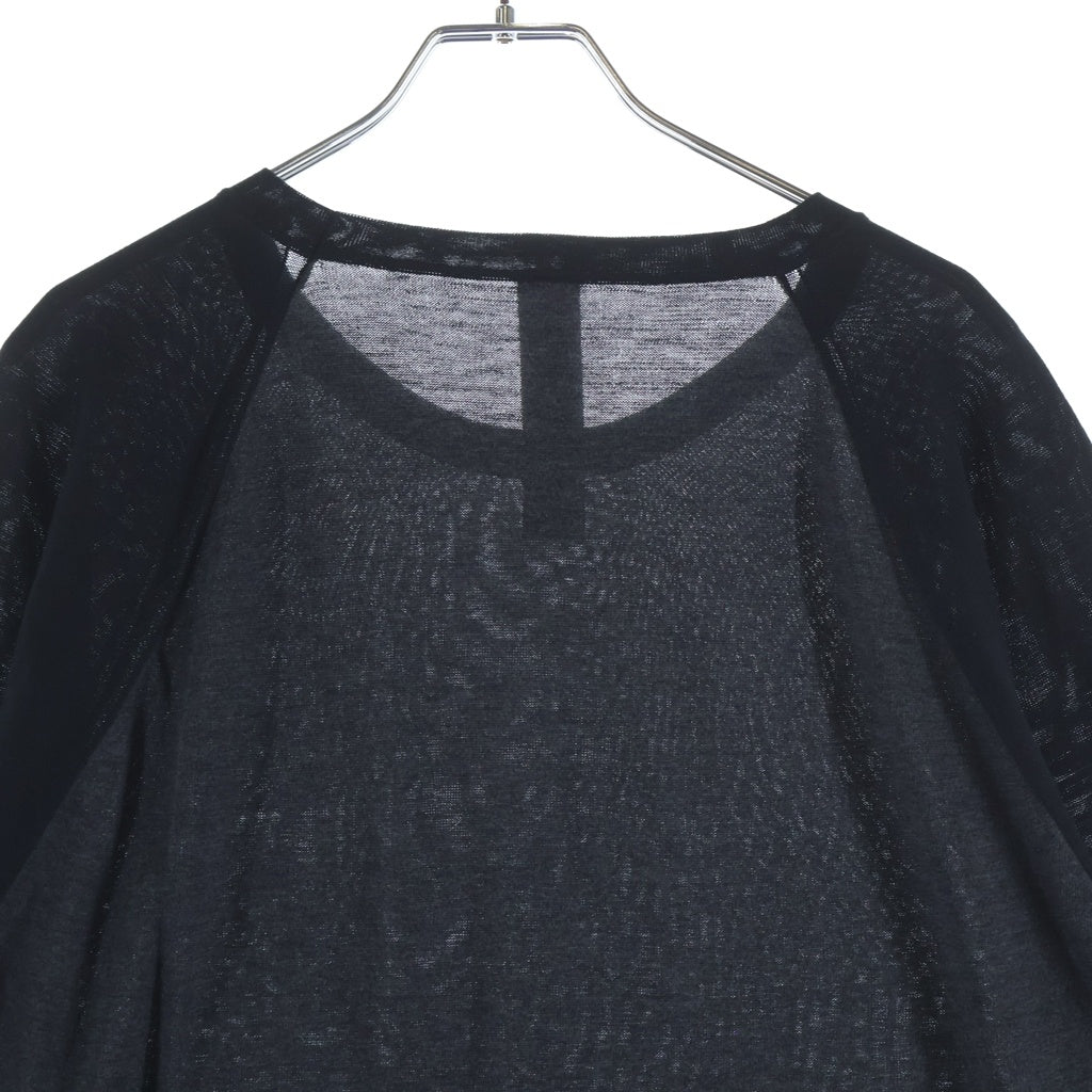 CHROME HEARTS(クロムハーツ) Y NOT CRS PATCH トリプルクロスパッチ付き ラグラン長袖Tシャツ カットソー