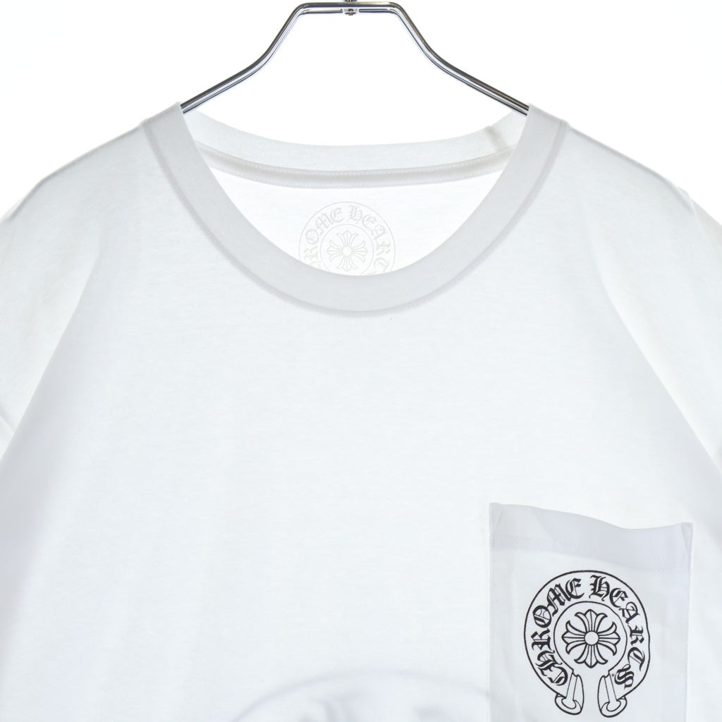 CHROME HEARTS(クロムハーツ) HORSESHOE S/S TEE SC.BARTH サン・バルテルミー島限定 ホースシュープリント 半袖Tシャツ カットソー ホワイト