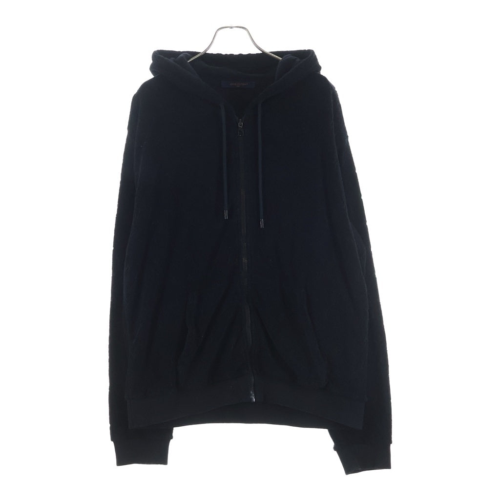 LOUIS VUITTON(ルイヴィトン) 23AW モノグラム 総柄ロゴ フレンチテリー ジップパーカー ブラック RM232Q Y44 HPY41W