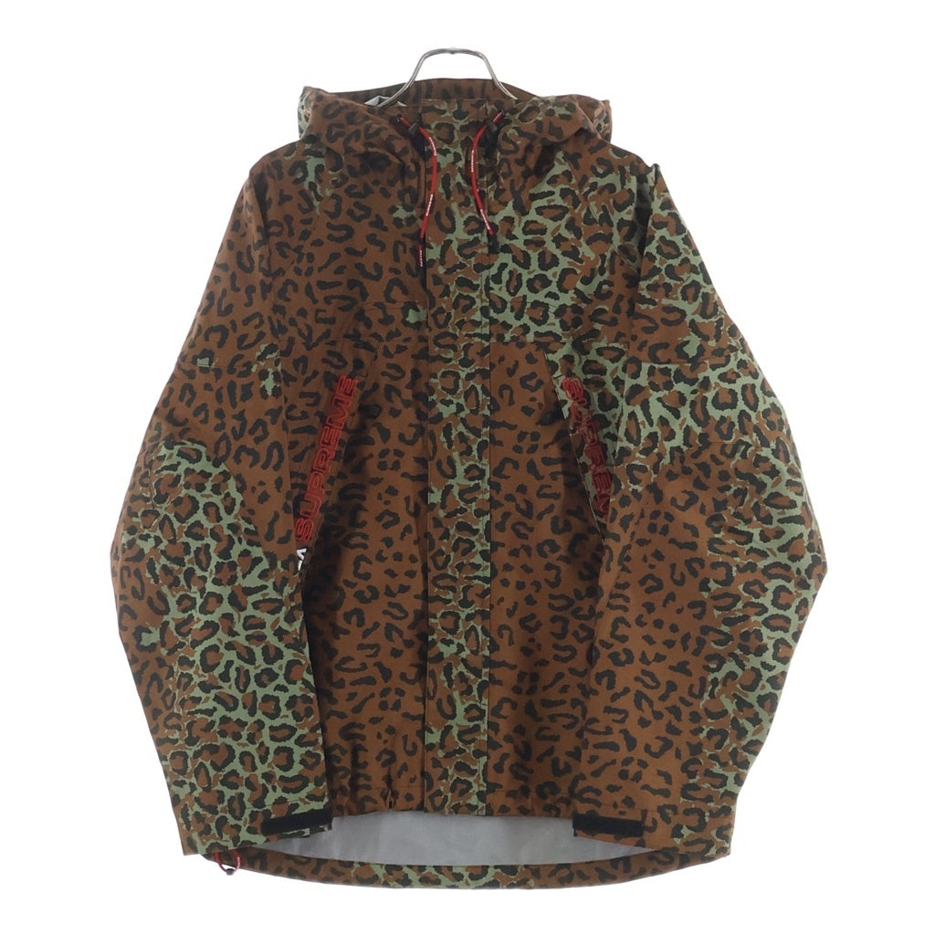SUPREME(シュプリーム) 19AW GORE-TEX Taped Seam Jacket ゴアテックス レオパード柄 テープドシーム ジャケット マウンテンパーカー ブラウン