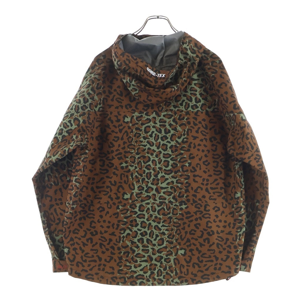 SUPREME(シュプリーム) 19AW GORE-TEX Taped Seam Jacket ゴアテックス レオパード柄 テープドシーム ジャケット マウンテンパーカー ブラウン