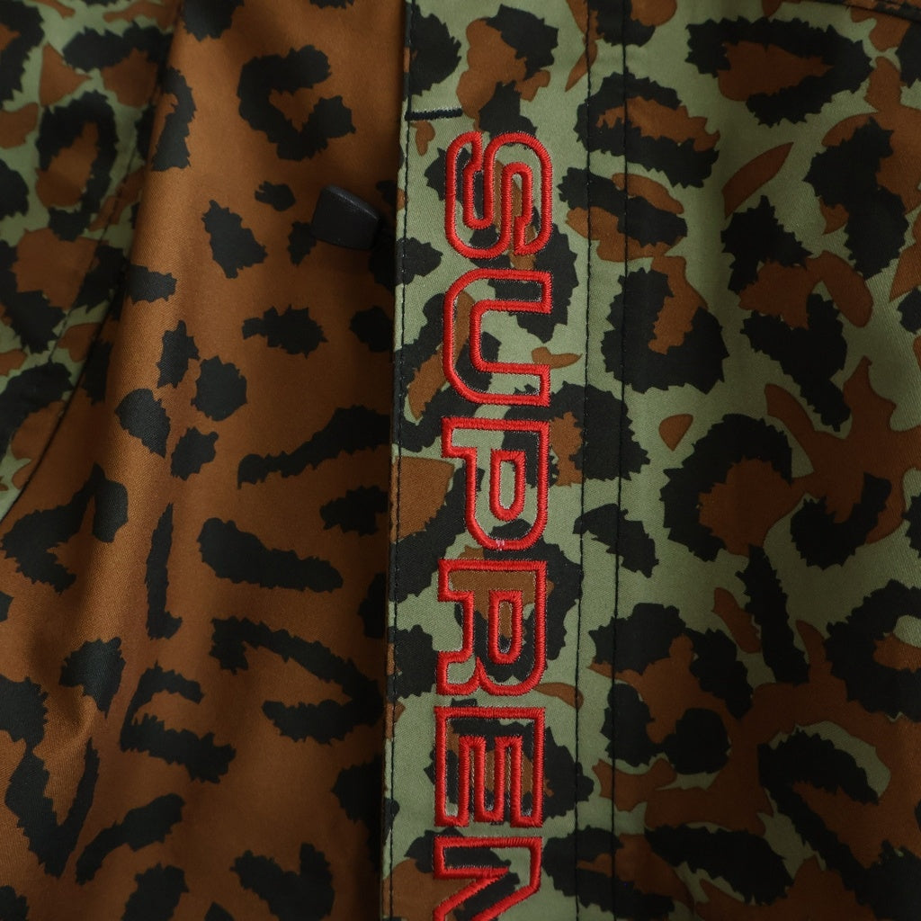 SUPREME(シュプリーム) 19AW GORE-TEX Taped Seam Jacket ゴアテックス レオパード柄 テープドシーム ジャケット マウンテンパーカー ブラウン