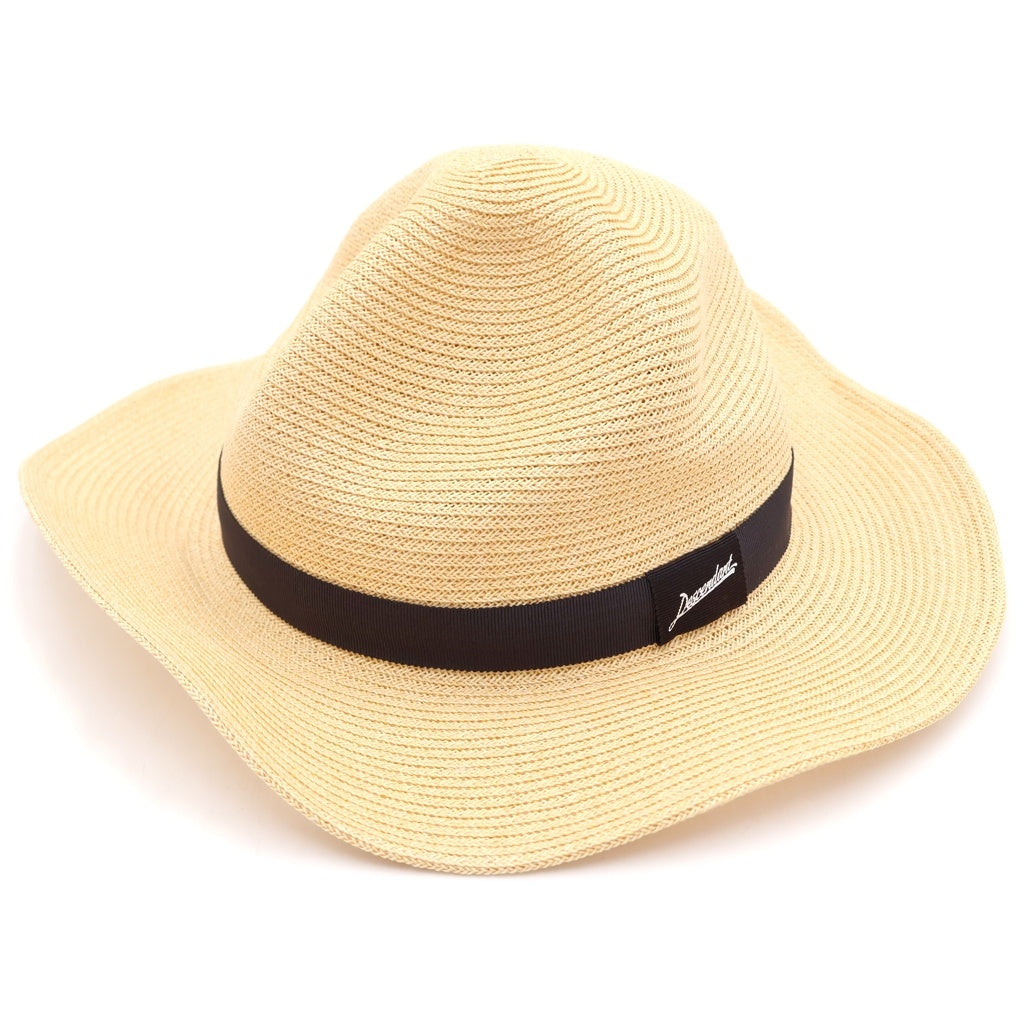 DESCENDANT(ディセンダント) 26SS SEEP STRAW HAT ストローハット 帽子 ベージュ 261MYDS-HT01 レディース