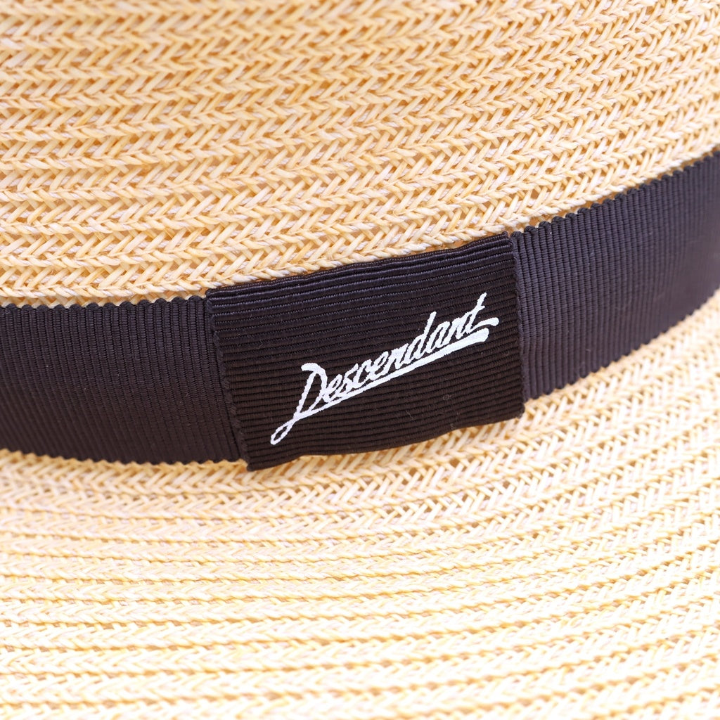 DESCENDANT(ディセンダント) 26SS SEEP STRAW HAT ストローハット 帽子 ベージュ 261MYDS-HT01 レディース