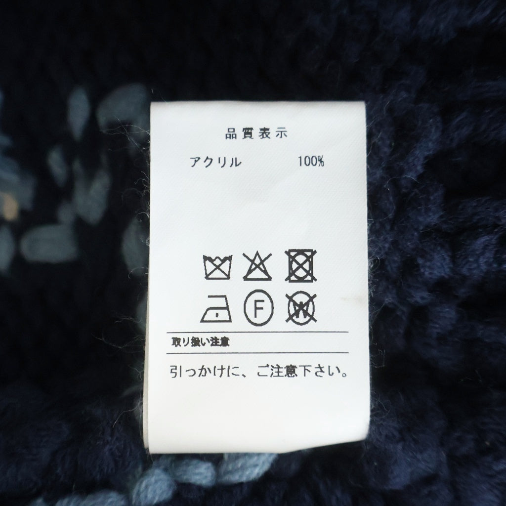 DESCENDANT(ディセンダント) 25AW CACHALOT COWICHAN SWEATER カシャロ カウチンセーター ニットウェア ネイビー 252MADS-JKM01